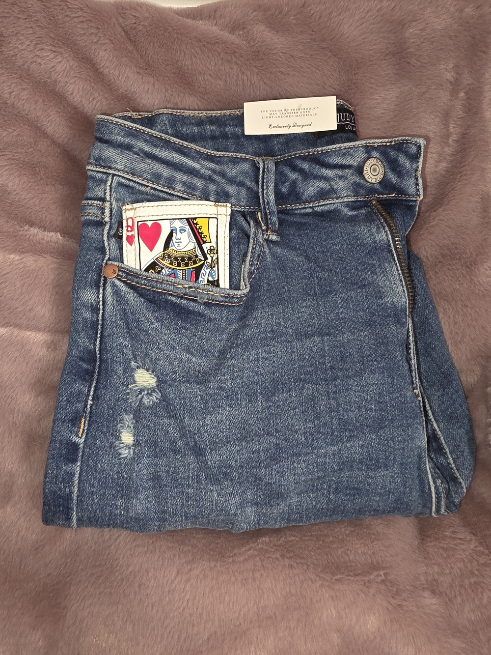 Judy Blue Blue High-Rise Distressed Jeans